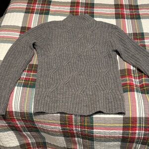 United Colors Of Benetton Gray Knit Sweater